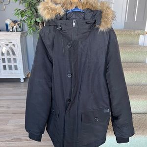Express Mens, Black, Size medium winter coat